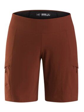 Arc’teryx Women's Sabria Shorts Size 2 “Redox” Rust Orange Hiking Camping Travel